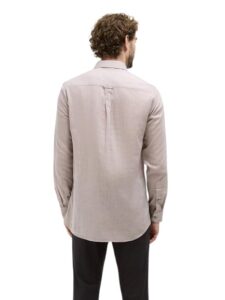 beige solid casual shirt for men | cotton casual wear