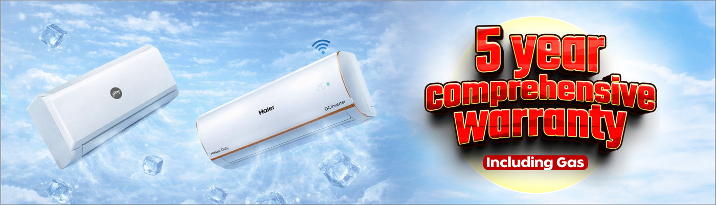 5 years warranty banner web