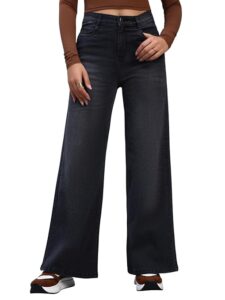Wide Leg Full Length Cotton Poly Lycra Jeans | Casual Denim Wear wide leg full length cotton poly lycra jeans | casual denim wear