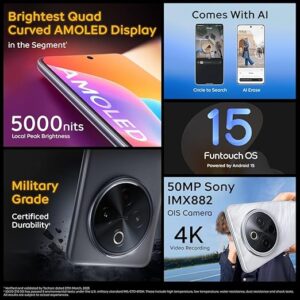 iqoo z10 5g (glacier silver, 8gb ram, 128gb stroage)
